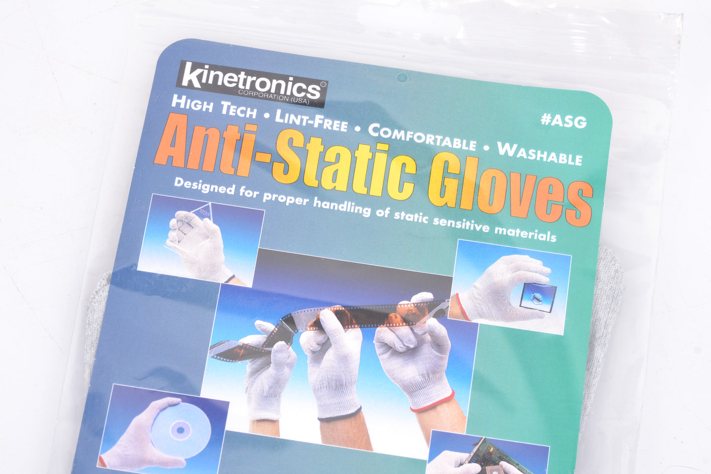 Kinetronics Anti-Static Glove - Medium - ASG-M (1 Pair)