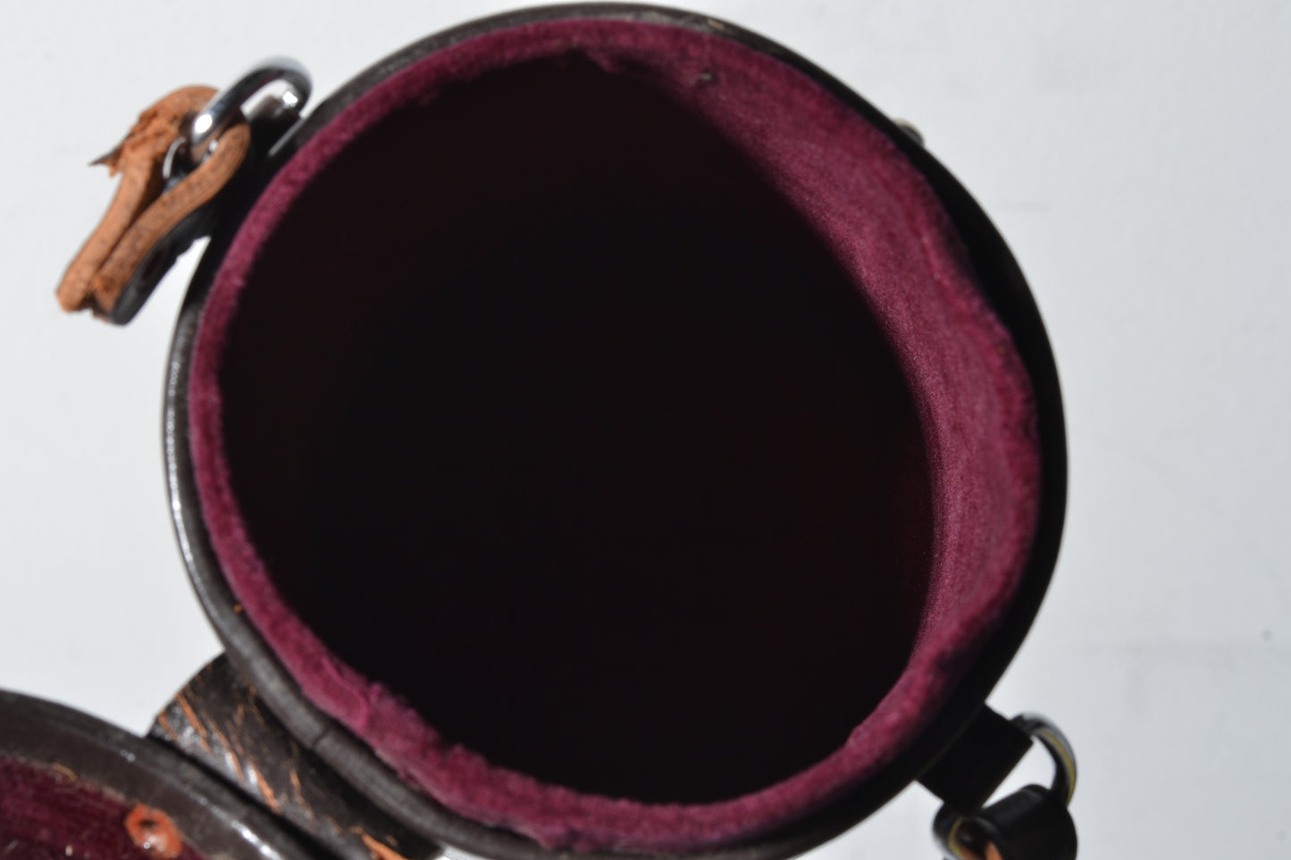 Nikon brown Lens Case ~4.5" x 3.25", nice & clean