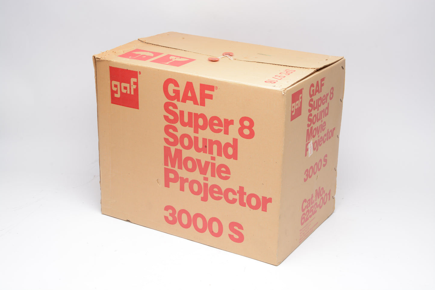 GAF 3000S Super 8 Sound Movie Projector, Boxed, Tested, Works great