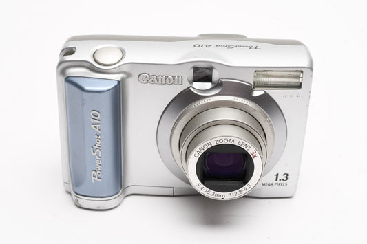 Canon Powershot A10 1.3MP Digital Point&Shoot camera, CF card, Tested