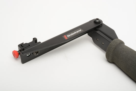 Stroboframe Quick flip 35mm camera flash bracket, Nice & Clean