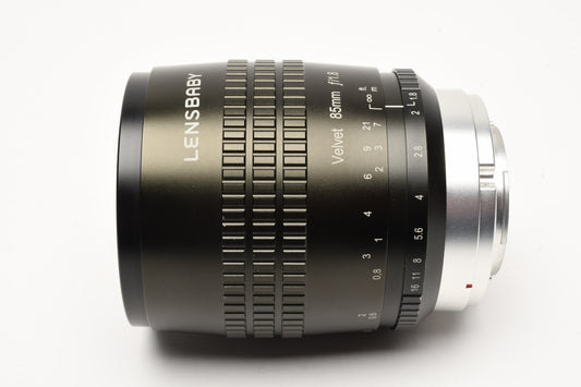 Lens Baby Velvet 85mm f1.8 Sony E Mount, Mint, Boxed