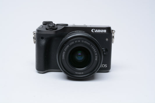 Canon EOS M6 Mirrorless Camera w/ EF-M 15-45mm f3.5-6.3 IS STM++