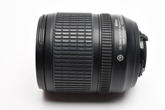 Nikon AF-S 18-105mm f3.5-5.6G ED DX VR zoom lens, caps, clean, Nice