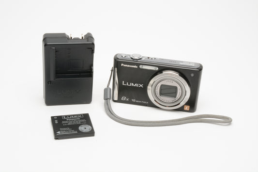 Panasonic Lumix DMC-FH24 16MP Digital Point&Shoot w/Leica lens, tested, great