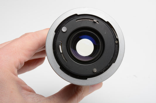 Kiron MF 70-150mm f4 Canon FD Mount lens, caps, Very clean, Nice!
