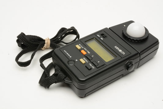 Minolta Autometer III Digital Flash Meter, Strap, Case, Tested, Clean, Accurate