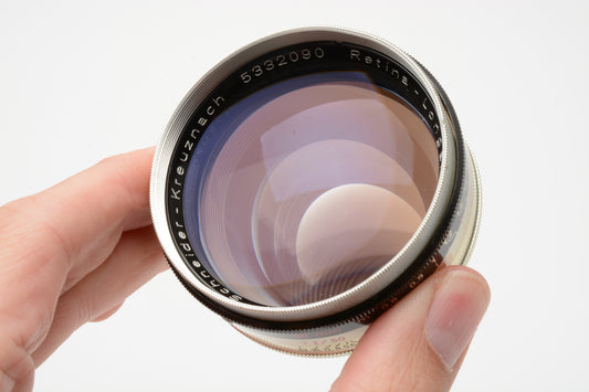 Schneider Retina Longar Xenon C 80 f4 in jewel case, Clean! (For Kodak Retina)