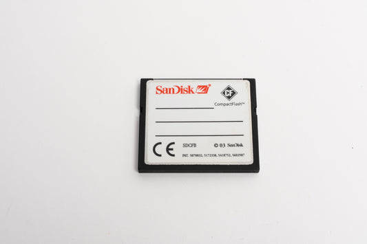 SanDisk 256MB CF Compact Flash Card, Formatted, Clean