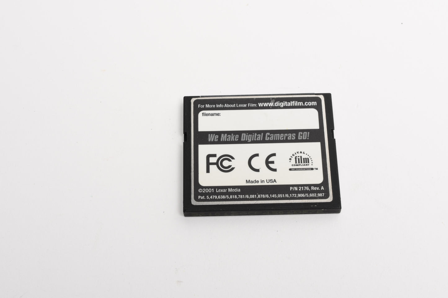 Nikon 128MB CF Compact Flash Card (Lexar Media) 12x Speed, Formatted