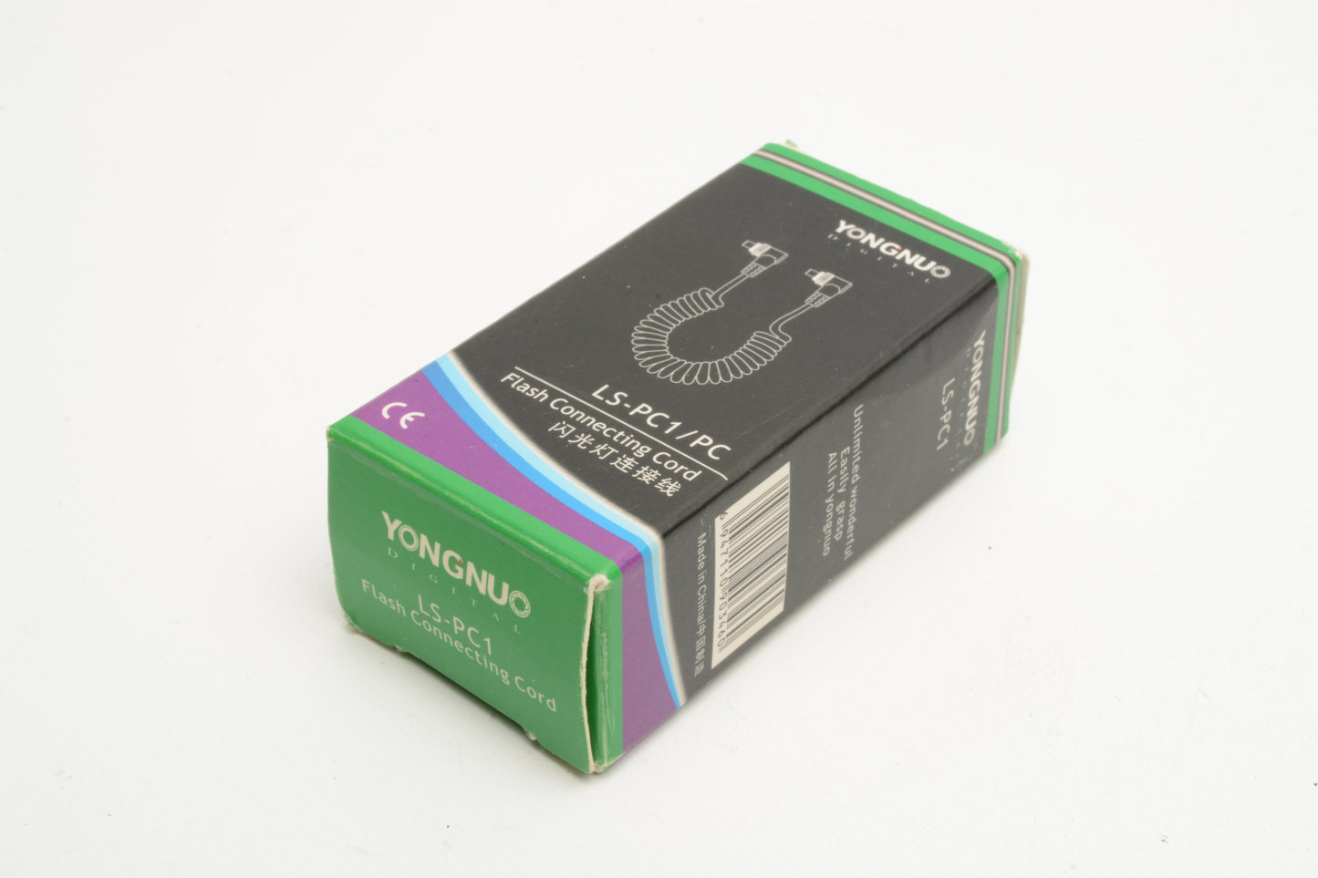 Yongnuo LS-PC1 coiled flash connecting cord, NIB