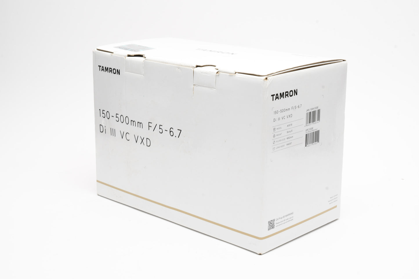 Tamron 150-500mm f5-6.7 Di III VC VXD Lens (Sony E Mount), Collar, USA