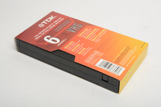 5X TDK T120RV VHS 120minutes cassettes tape, New