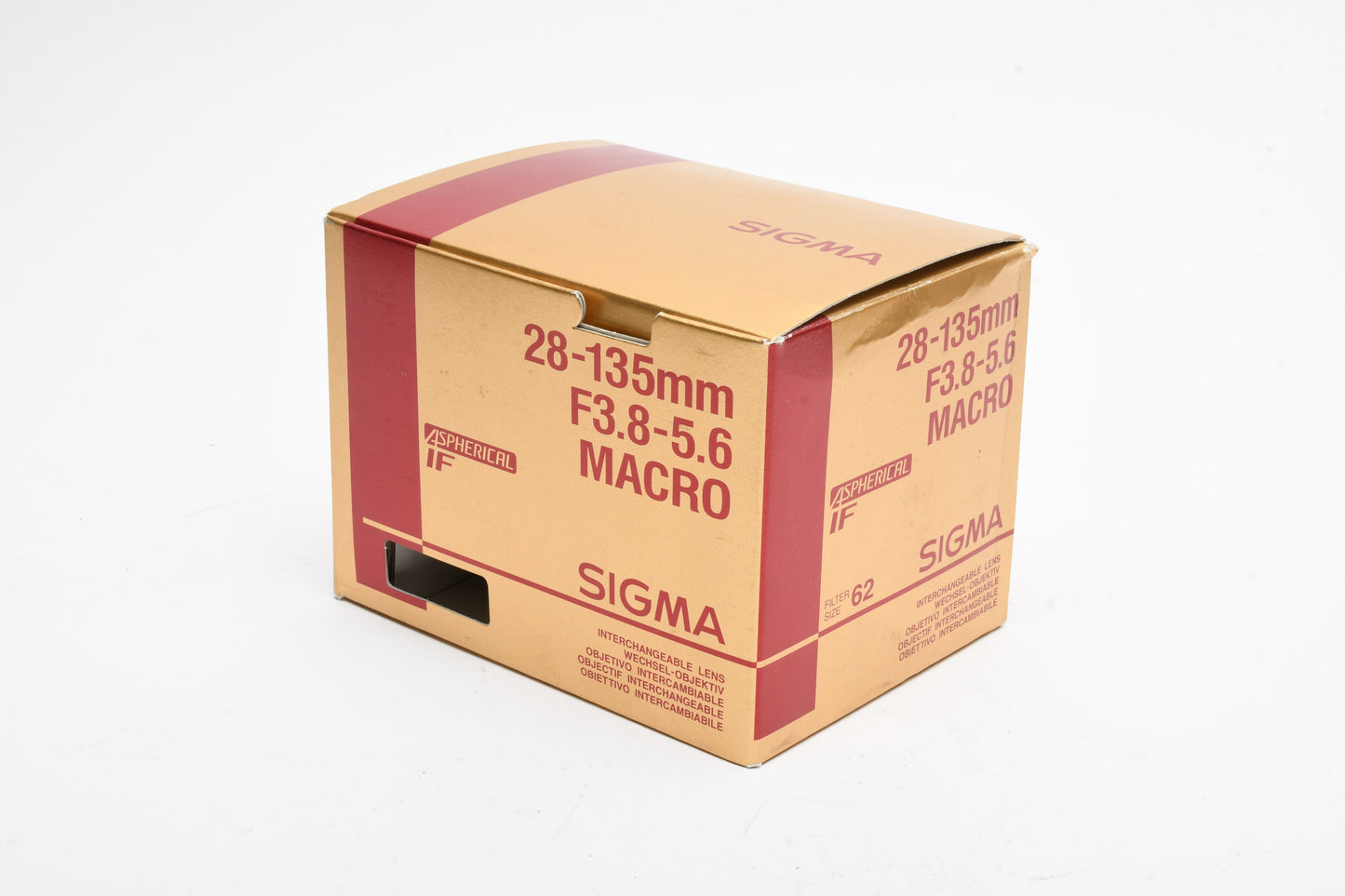 Sigma AF 28-135mm f3.8-5.6 Macro Asph. IF Sigma Mount, Boxed