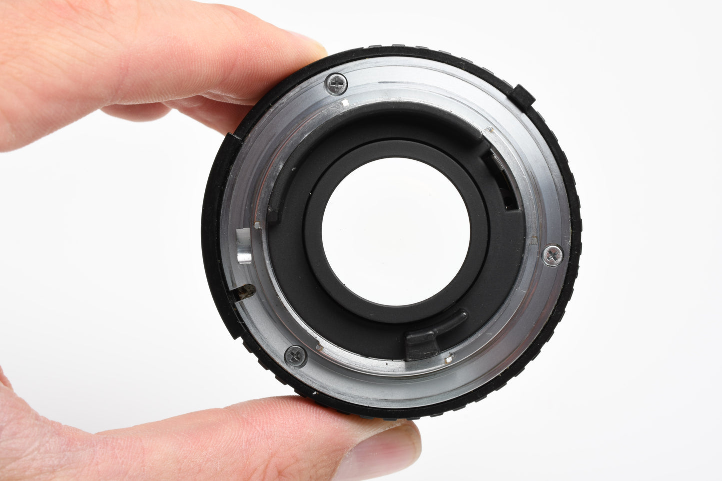 Nikon 50mm f1.8 Series E lens w/caps Chrome pancake prime lens, Nice!