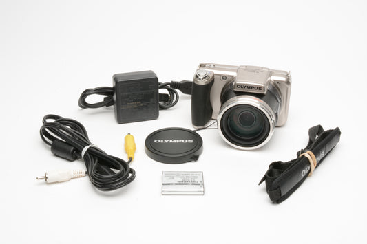 Olympus SP 800UZ 14MP Digital Point&Shoot camera w/30x Zoom, clean, tested