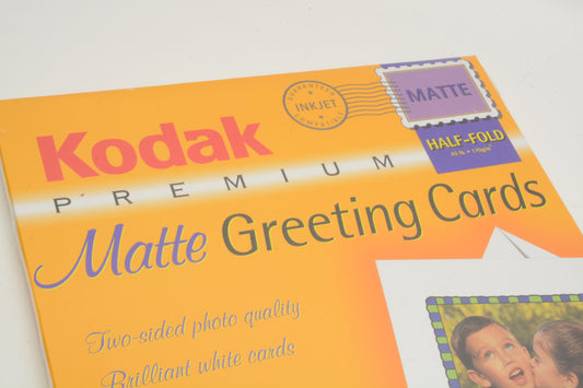 Kodak Premium Matte Greeting cards 20sh Half-fold 45lb
