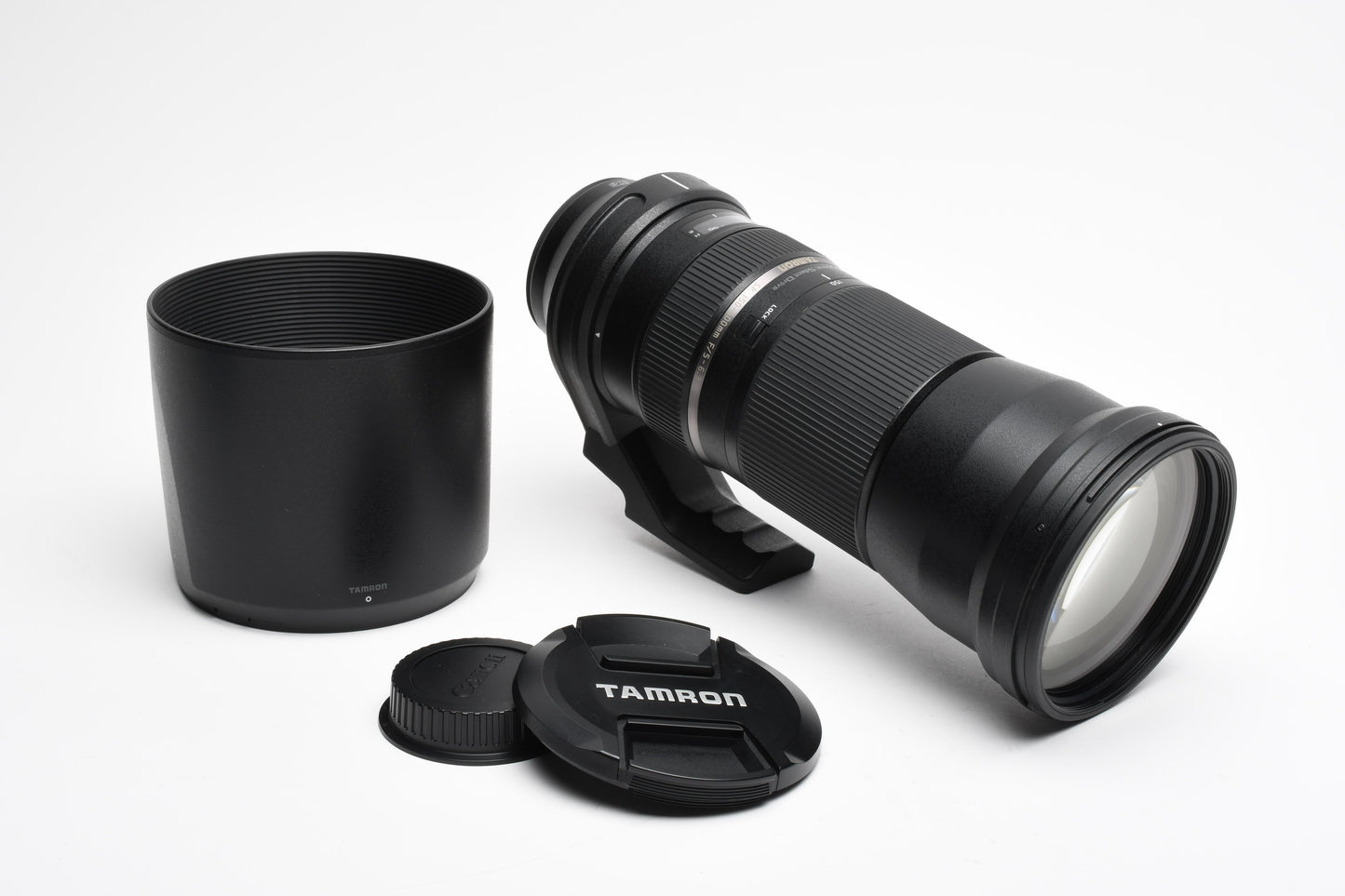 Tamron SP 150-600mm f/5-6.3 USD Di VC Telephoto, Canon EF, w/Hood, Caps, Collar