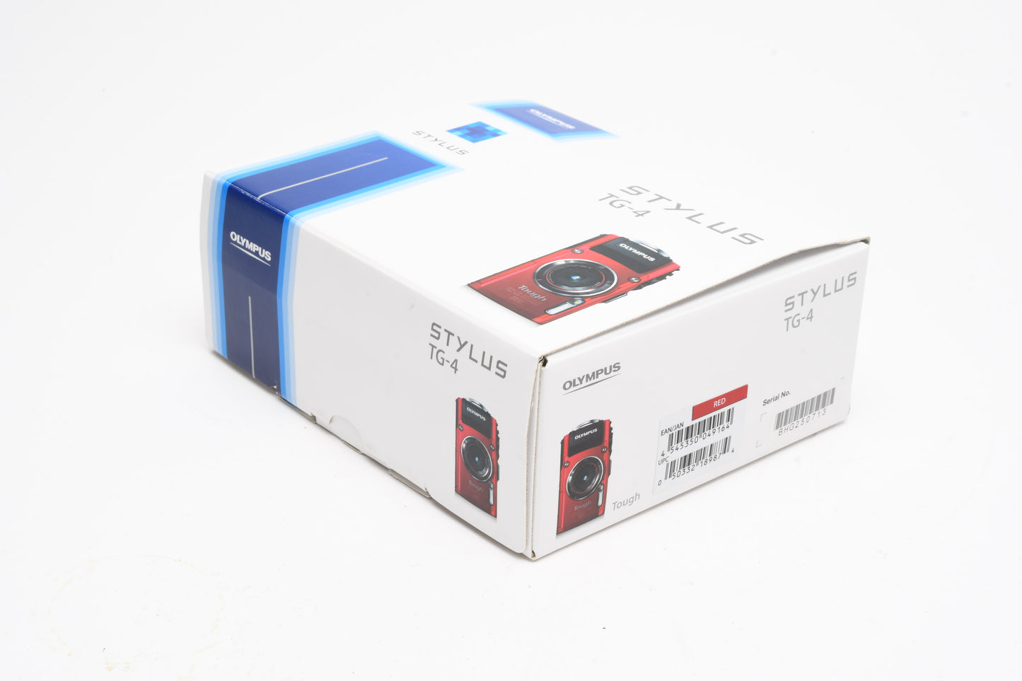 Olympus Stylus TG-4 Tough 16MP Digital Point&Shoot camera, Mint-, Boxed (Red)