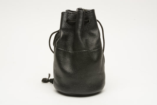 Contax lens pouch w/string ties ~5.5" Model #II, Good condition