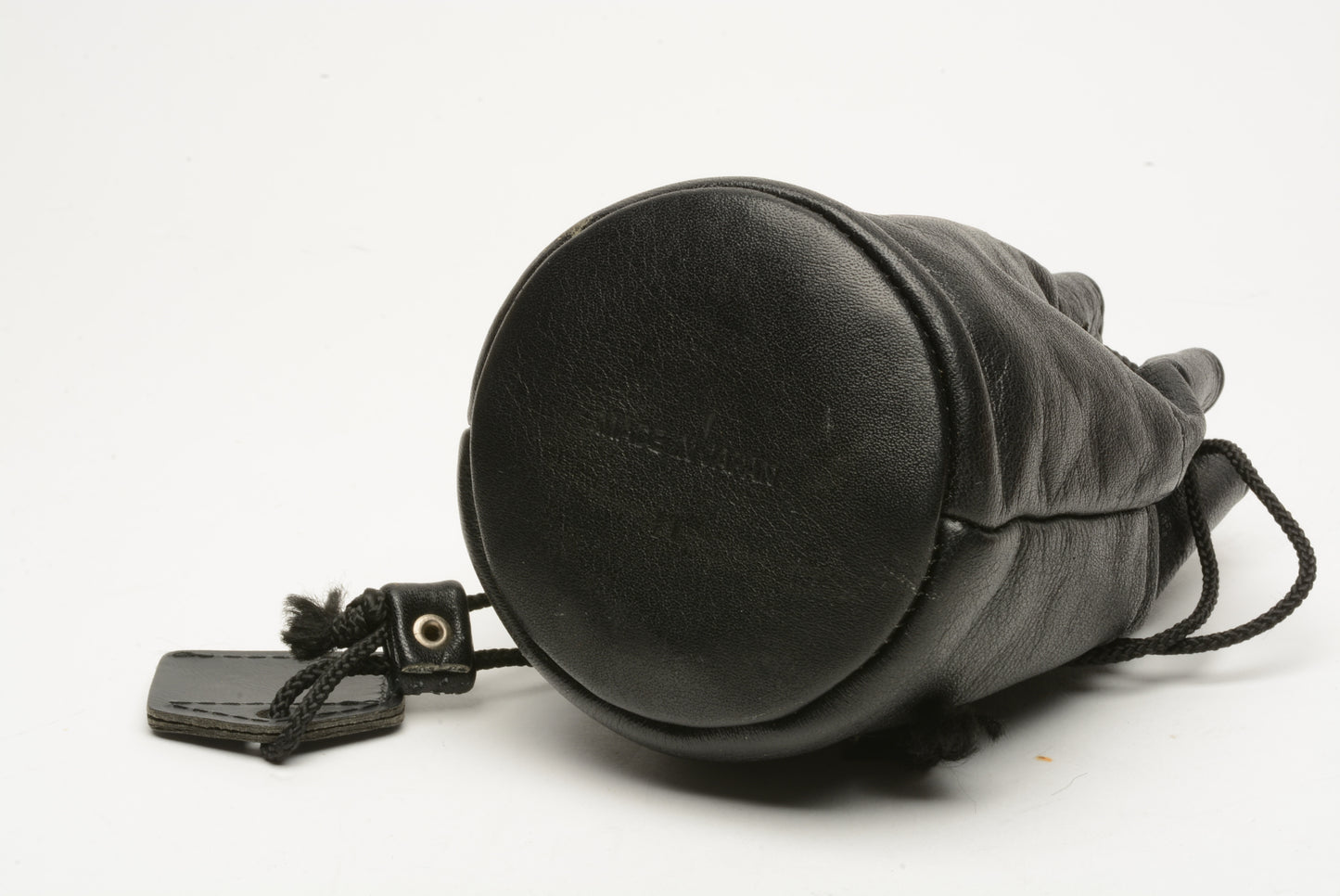 Contax lens pouch w/string ties ~5.5" Model #II, Good condition