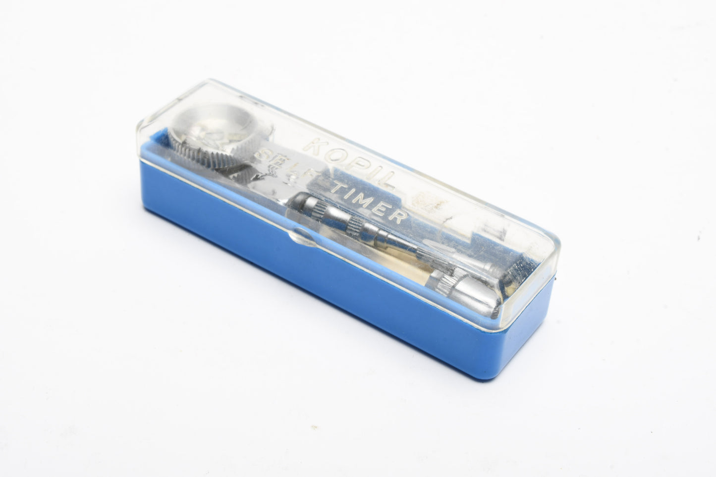 Kopil mechanical self timer for 35mm cameras, tested, in case
