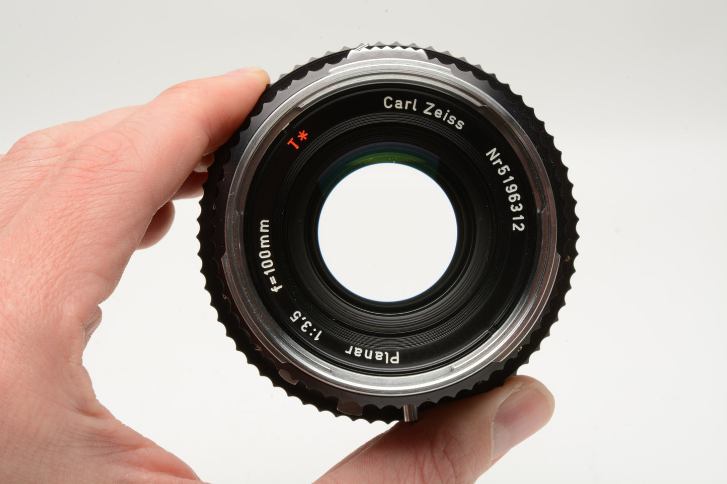 Hasselblad Carl Zeiss C Planar 100mm f3.5 T* Silver Rim, Clean! Great!