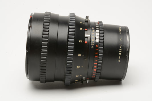 Hasselblad Sonnar 150mm F4 black lens, very clean, front cap