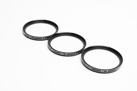 Vivitar 49mm Close-Up set +1, +2, +3 In fitted case