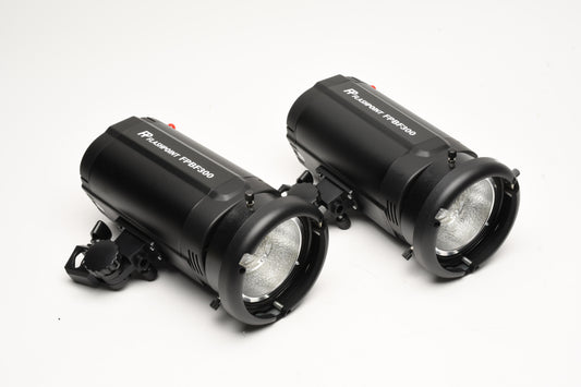 2X Flashpoint Budget Studio Monolight Flash, 300 Watt Seconds FPLFBF300
