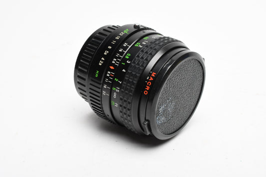 Deitz 28mm F2.8 Wide Angle Macro Lens, Pouch, PK Mount, Great!