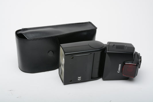 Canon Speedlite 380EX flash, case, fully tested, Nice!