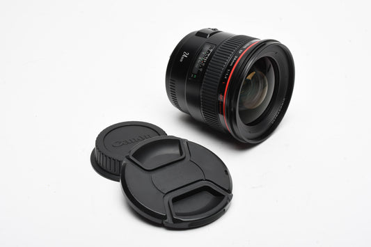 Canon EF 24mm f1.4L USM Wide lens, Mint-, Great!