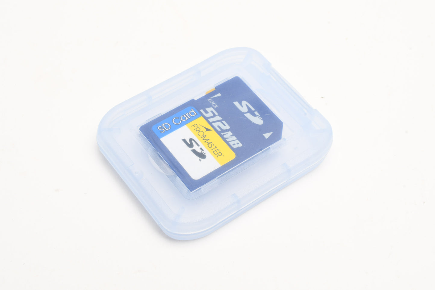 Promaster 512MB SD card, Formatted