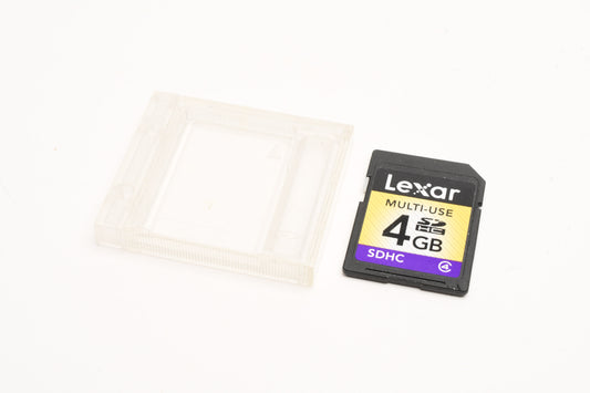 Lexar 4GB SDHC SD card (Class 4), Formatted