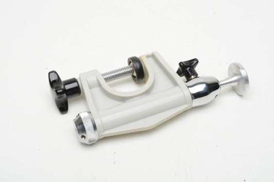 Camera clamp / table tripod w/ball head, great design, clean