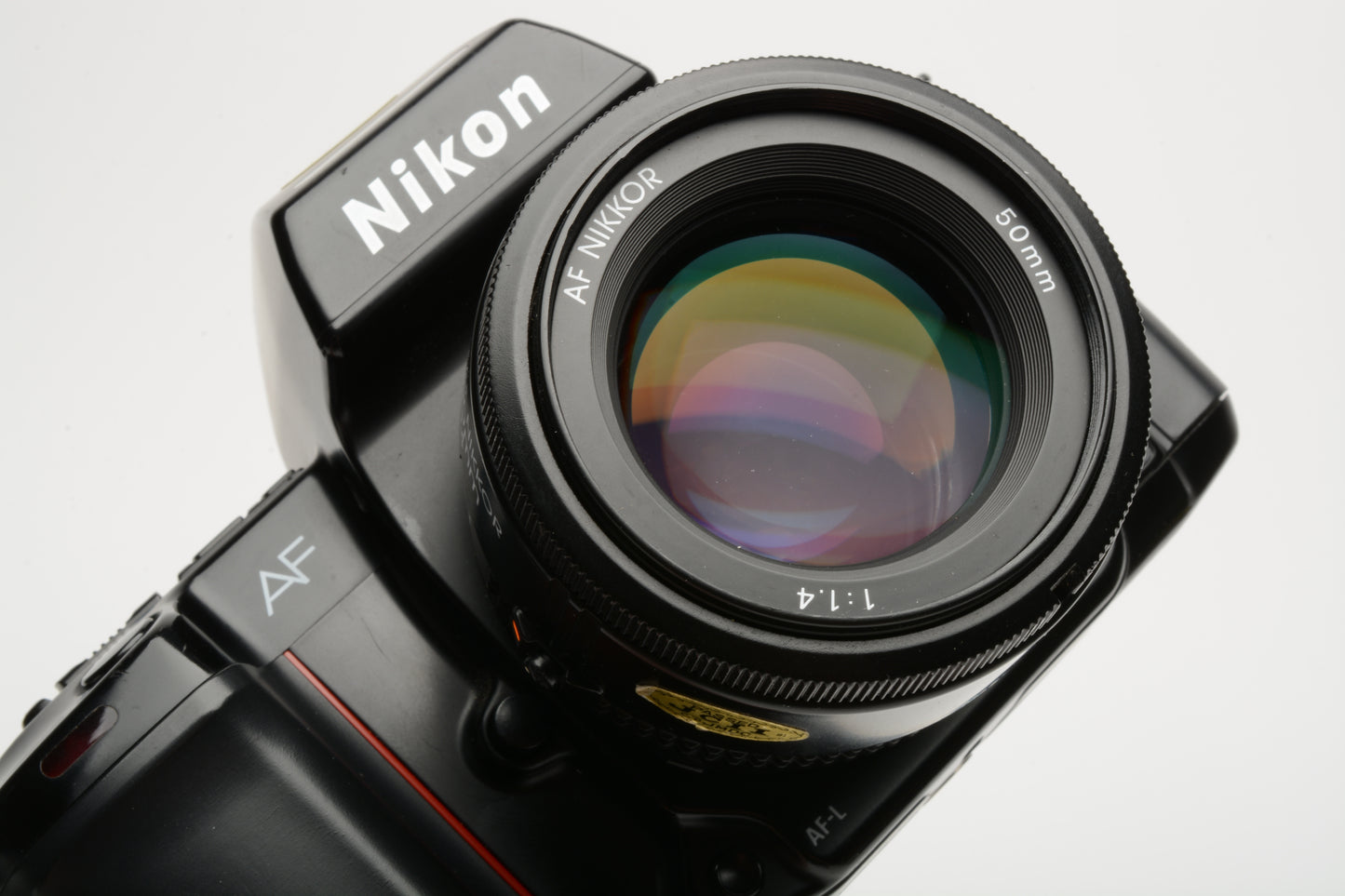 Nikon N8008 35mm SLR w/Nikon AF Nikkor 50mm f1.4 lens, Very clean, +manual