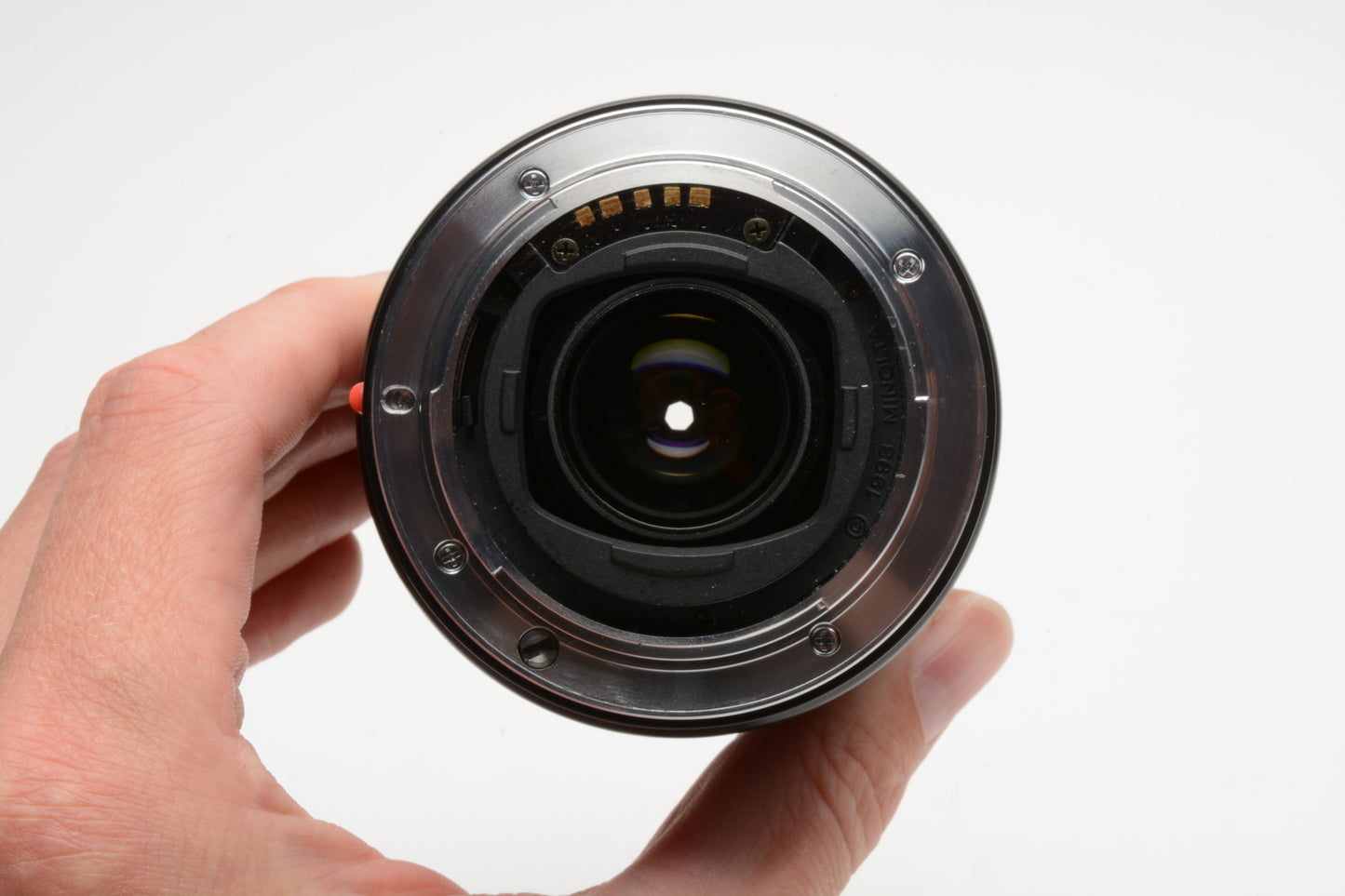 Minolta Maxxum AF Zoom 70-210mm f4.5-5.6 lens, caps, hood, nice & clean