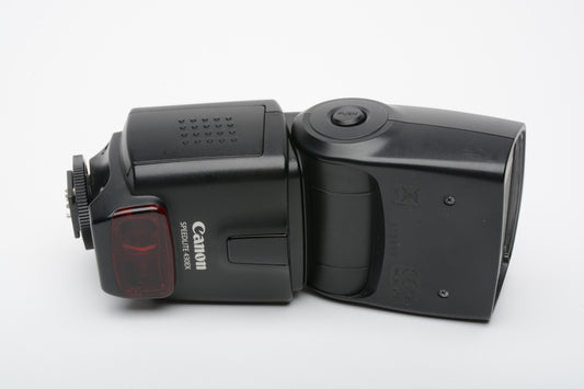Canon 430EX Speedlite Flash, Case+stand+diffuser+manual, clean condition, tested