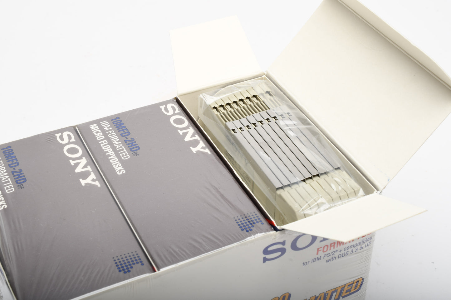 29X Sony MFD-2HD IBM Formatted Micro Floppy Discs, NEW
