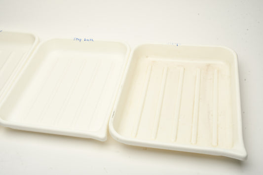 3X White 10.5x12.5" darkroom printing trays for 8x10 Printing, Clean