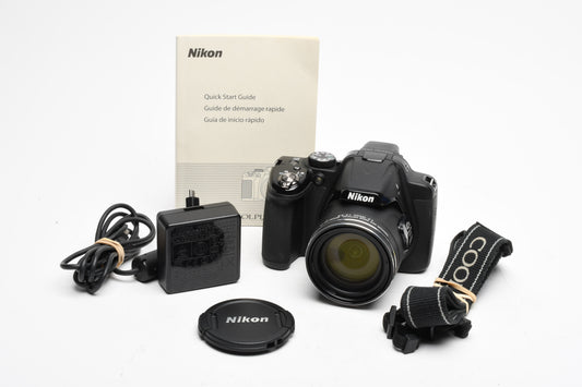 Nikon Coolpix P530 16.1MP Digital Point&Shoot 42x Zoom Full HD IS, Clean, Tested