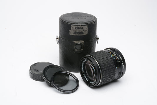 Pentax-M SMC 135mm f3.5 Portrait lens, caps, very clean and sharp