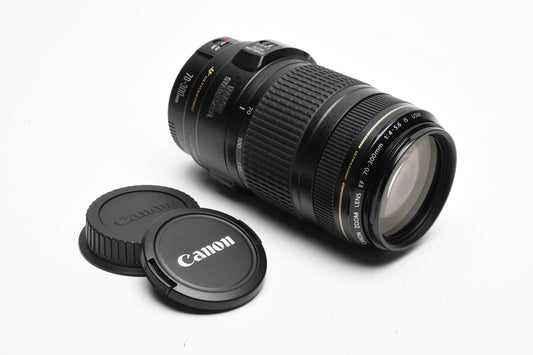 Canon EF 70-300mm f4-5.6 IS USM zoom lens, Caps, Great!