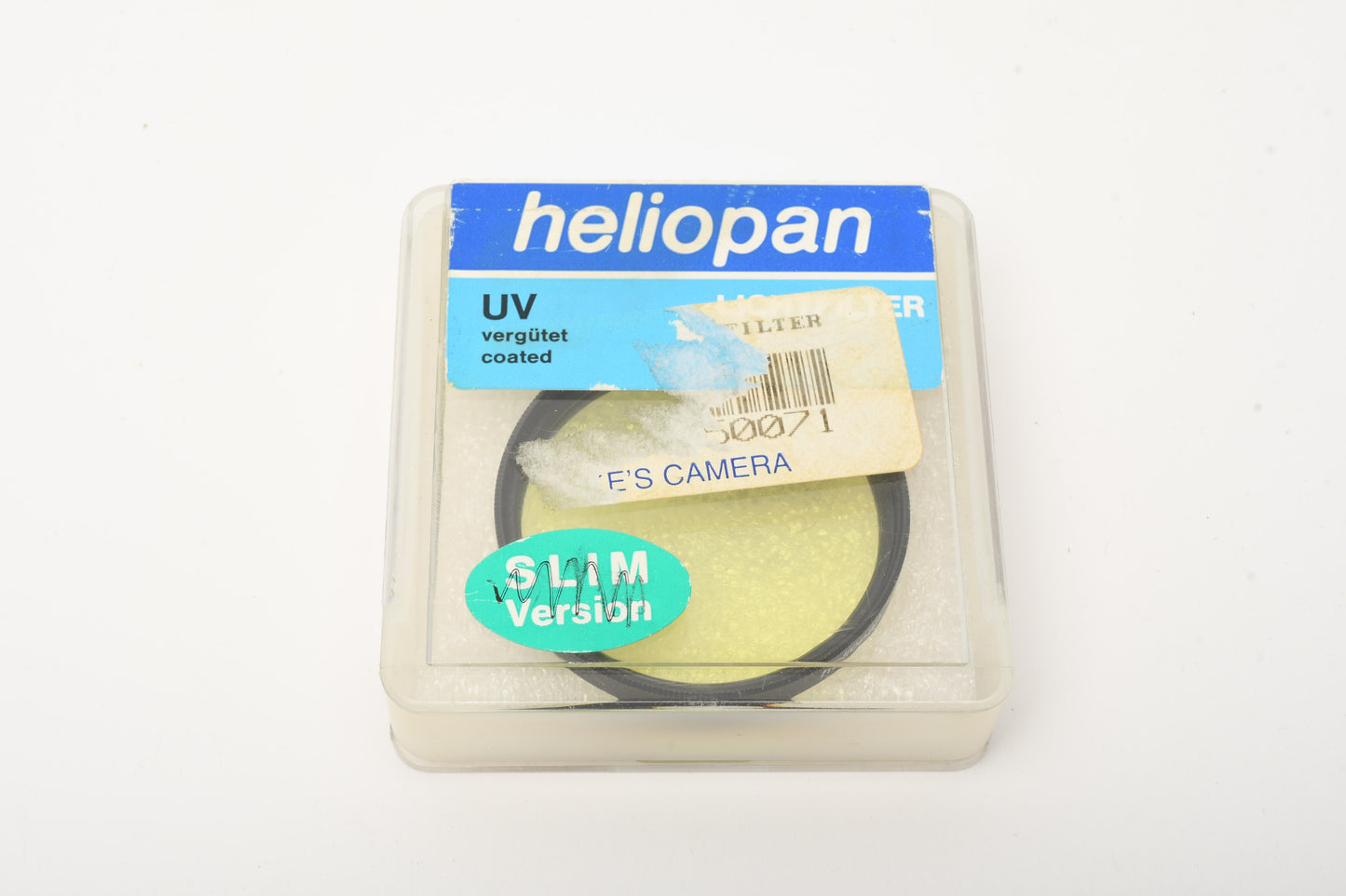 Heliopan S 46 2x -1 46mm yellow filter w/ case and instructions