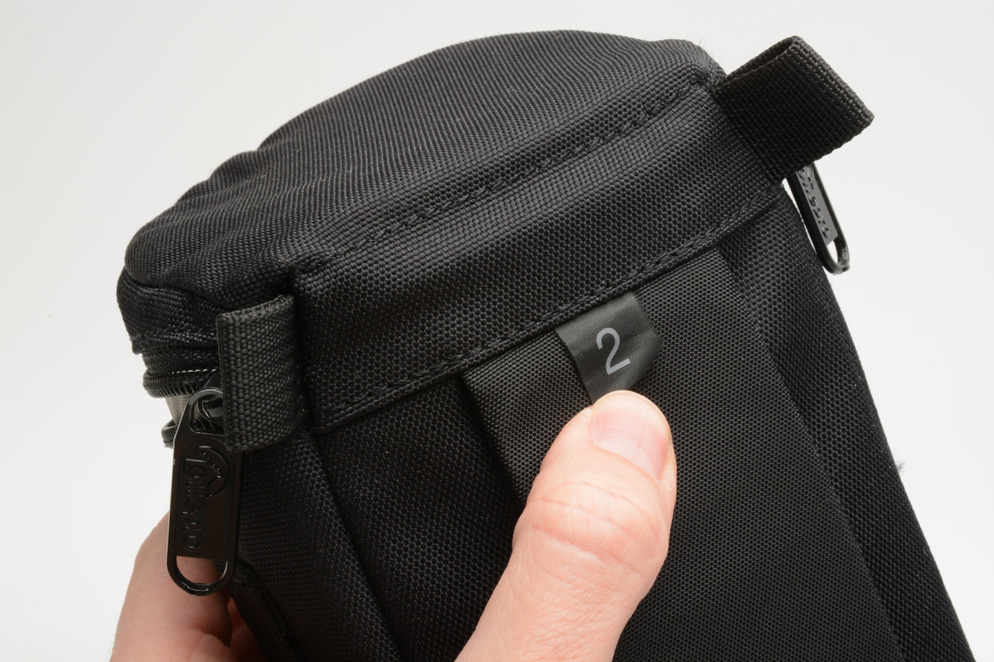 Lowepro padded lens case #2 (Black) 9" tall x 4" diameter, Clean