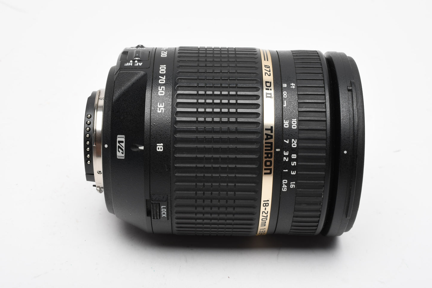Tamron 18-270mm f3.5-6.3 Di II B003 for Nikon F Mount Lens, Caps, Hood, Good
