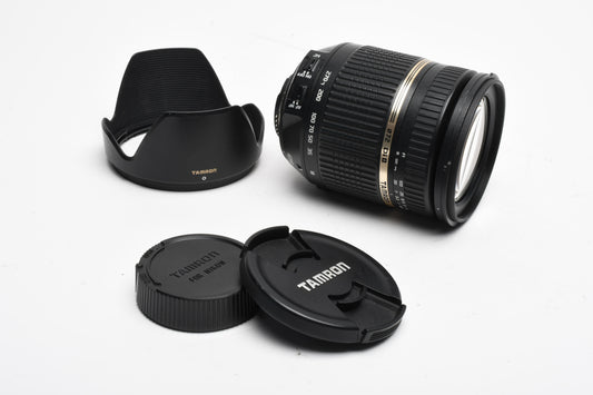 Tamron 18-270mm f3.5-6.3 Di II B003 for Nikon F Mount Lens, Caps, Hood, Good