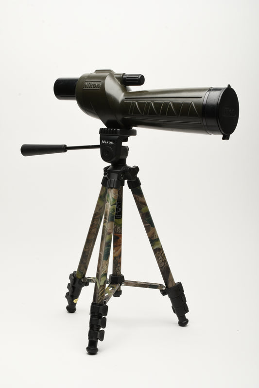 Nikon Armored Spotting Scope 15-45 X 60 Zoom, Case+Tripod, Sharp!