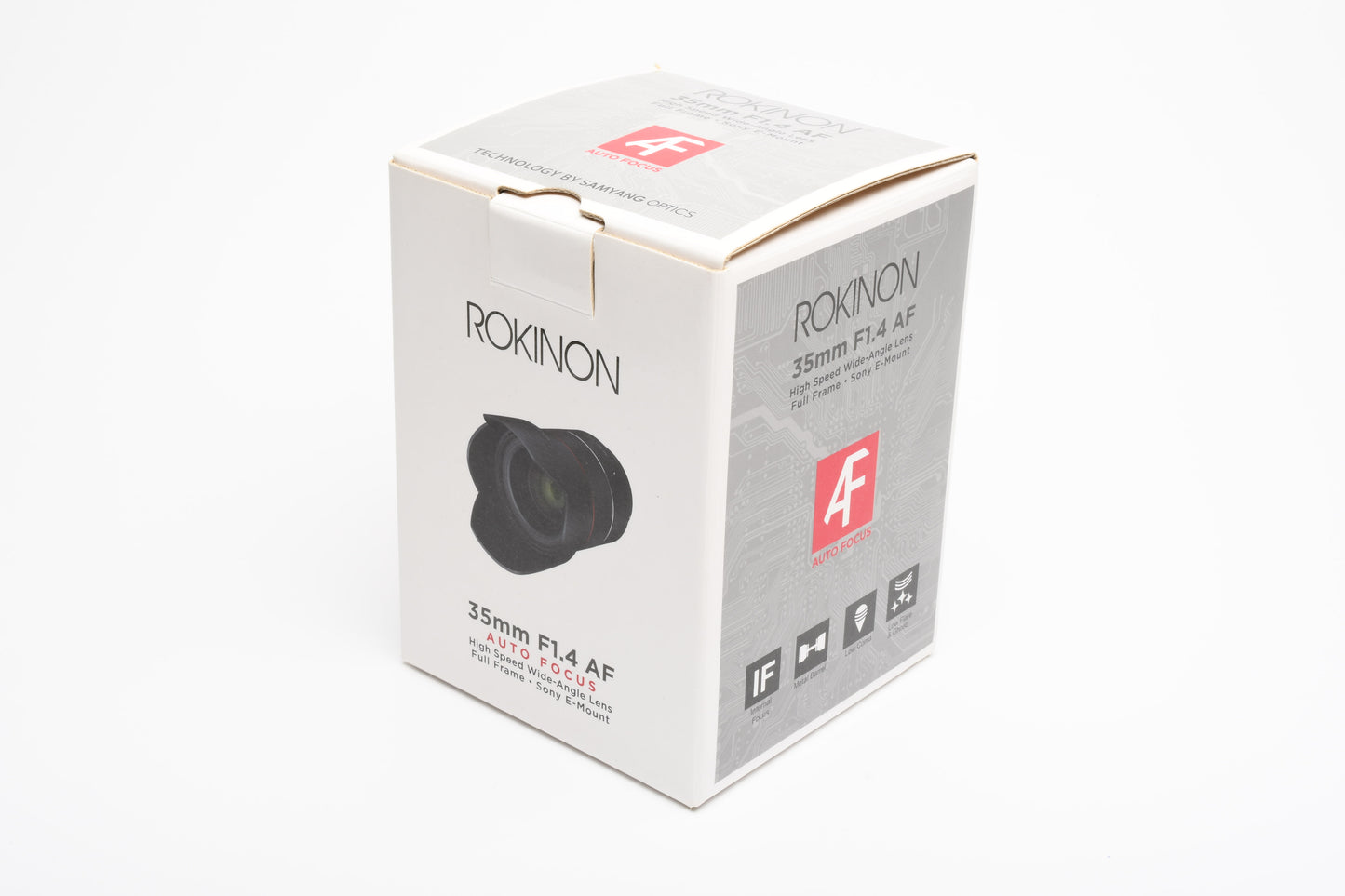 Rokinon 35mm f1.4 AF High Speed Wide Angle Sony E-Mount, Mint, Boxed
